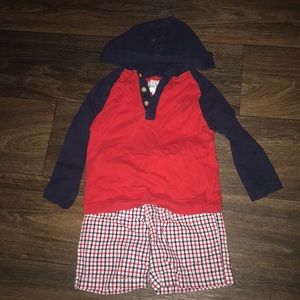 Shorts & long sleeve shirt